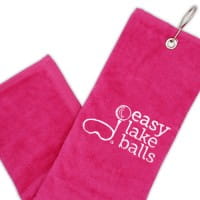 Easy Lakeballs Golf-Handtuch aus Baumwolle