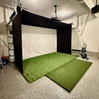 The SportScreen Vanish Series® – Einfahrbare Golf Simulator Kabine