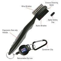 Brosse de club de golf PGA Tour avec cordon rétractable