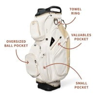 SUNDAY GOLF BAG - The Big Rig | Sac Chariot Haut de Gamme, Ultra-Spacieux et Léger