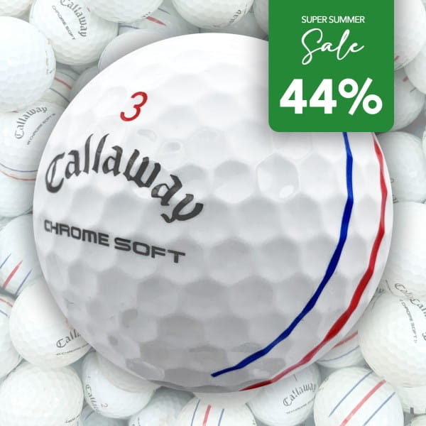 50 CALLAWAY CHROME SOFT TRIPLE TRACK LAKEBALLS - PAR SELECT