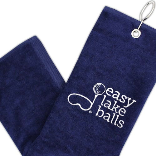 Easy Lakeballs Golf-Handtuch aus Baumwolle