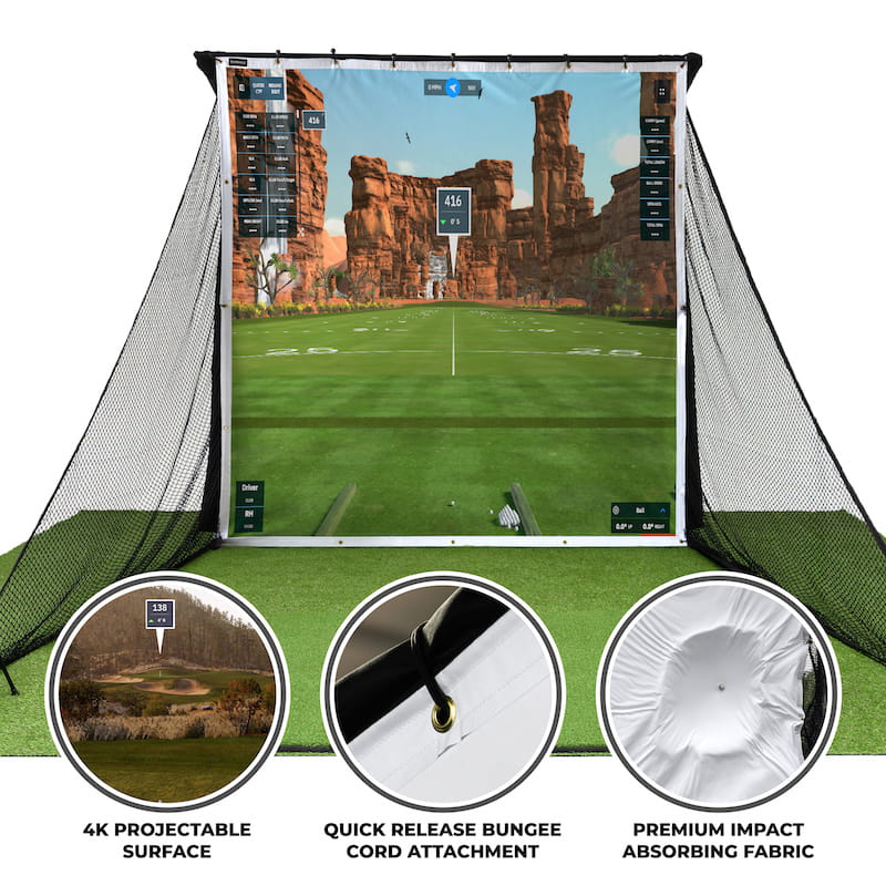 Lot PowerNet - Filet Baseball 5x5 + Tee De Frappe - Neuf Sous Emballage