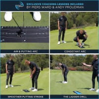 ME AND MY GOLF Stroke Trainer - Putting Arc & Aim Target Towel