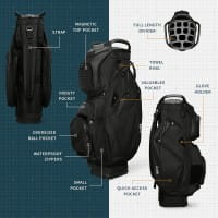 SUNDAY GOLF BAG– The Big Rig | Ultra-Spacious, Lightweight Cart Golf Bag