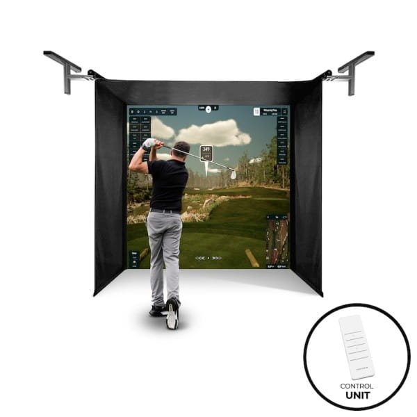 The SportScreen Vanish Series® – Einfahrbare Golf Simulator Kabine