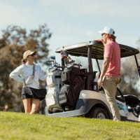 SUNDAY GOLF BAG– The Big Rig | Ultra-Spacious, Lightweight Cart Golf Bag