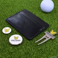 LYLE & SCOTT Links Elite Players Pack – Porte-Carte, Marqueur Magnétique et Outil Pitch Premium