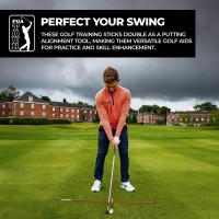 PGA TOUR Pro-uitlijnstokken – Golftrainingshulpmiddel