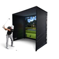 Cabine de Simulation de Golf SIMSPACE - Écran UltraMAX GRIS PRO à contraste élevé