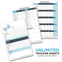 ME AND MY GOLF Premium Scorecard Holder & Stat Sheet