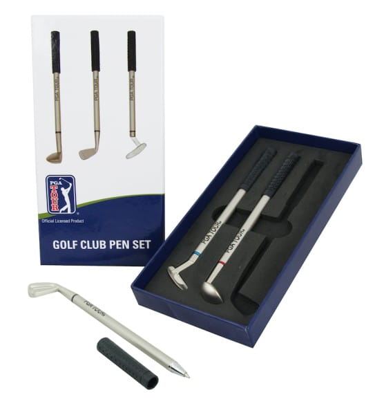 PGA Tour Golfschläger-Kugelschreiber Set