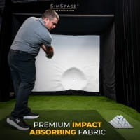 Cabine de Simulation de Golf SimSpace – Votre Studio de Golf à Domicile, Simple et Haut de Gamme