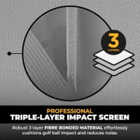 Cabine de Simulation de Golf SIMSPACE - Écran UltraMAX GRIS PRO à contraste élevé