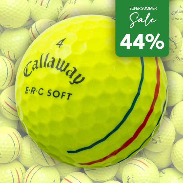50 CALLAWAY ERC SOFT GEEL LAKEBALLS - BIRDIE SELECT