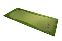 HANSEATIC GOLF Draagbare Puttinggreen 5 m² met 2 Holes en Ballenstop