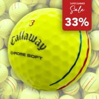 50 CALLAWAY CHROME SOFT TRIPLE TRACK GEEL LAKEBALLS - PAR SELECT