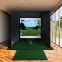 Cabine de Simulation de Golf SimSpace – Votre Studio de Golf à Domicile, Simple et Haut de Gamme