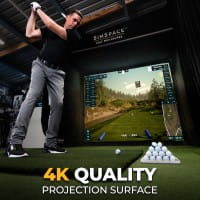 Cabine de Simulation de Golf SimSpace – Votre Studio de Golf à Domicile, Simple et Haut de Gamme