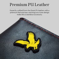 LYLE & SCOTT Premium Yardage Book – Porte-Carte de Score en Cuir PU Élégant et Durable