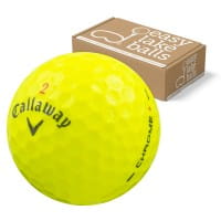 Callaway HEX Chrome Plus Yellow Lake Balls