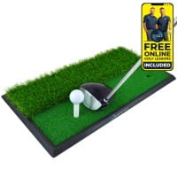 ME AND MY GOLF DUAL TURF 2 IN 1 GOLF HITTING MAT