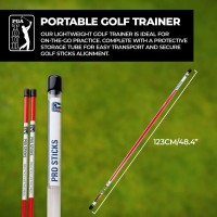 PGA TOUR Pro-uitlijnstokken – Golftrainingshulpmiddel