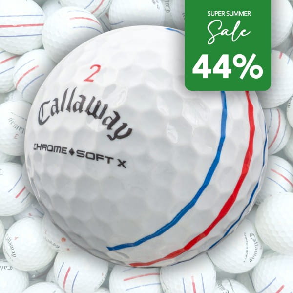50 CALLAWAY CHROME SOFT X TRIPLE TRACK LAKEBALLS - BIRDIE SELECT
