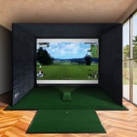 Cabine de Simulation de Golf SimSpace – Votre Studio de Golf à Domicile, Simple et Haut de Gamme
