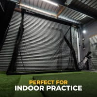 SIMSPACE Breites Deluxe Home Golf Abschlagnetz (3,05m)