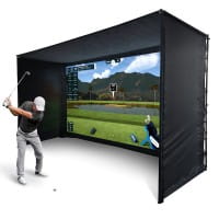 Cabine de Simulation de Golf SimSpace – Votre Studio de Golf à Domicile, Simple et Haut de Gamme