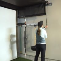The SportScreen Vanish Series® – Einfahrbare Golf Simulator Kabine