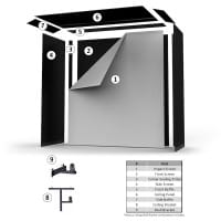 The SportScreen Vanish Series® – Einfahrbare Golf Simulator Kabine