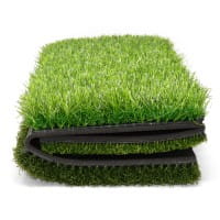 ON PAR Tapis de Frappe Tri-Turf et tee en caoutchouc – Entraînement Réaliste sur Trois Surfaces
