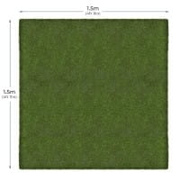 SIM SPACE Tee Turf Golf Mat 150 cm x 150 cm – Tapis de Frappe pour Améliorer Votre Jeu de Golf
