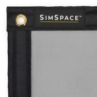Écran de remplacement SIMSPACE UltraMAX GREY PRO à contraste élevé pour cabine de golf ou installation de simulateur personnelle