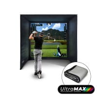 SIMSPACE Golf Simulator Kabine - UltraMAX GREY PRO High-Contrast-Screen