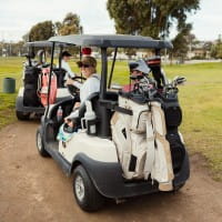 SUNDAY GOLF BAG– The Big Rig | Ultra-Spacious, Lightweight Cart Golf Bag