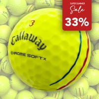 50 CALLAWAY CHROME SOFT X TRIPLE TRACK GEEL LAKEBALLS - PAR SELECT