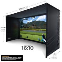 Cabine de Simulation de Golf SimSpace – Votre Studio de Golf à Domicile, Simple et Haut de Gamme