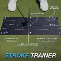 ME AND MY GOLF Stroke Trainer - Putting Arc & Aim Target Towel