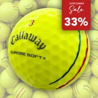 50 CALLAWAY CHROME SOFT X TRIPLE TRACK GEEL LAKEBALLS - BIRDIE SELECT