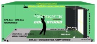 The SportScreen Vanish Series® – Einfahrbare Golf Simulator Kabine