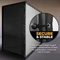 Cabine de Simulation de Golf SIMSPACE - Écran UltraMAX GRIS PRO à contraste élevé