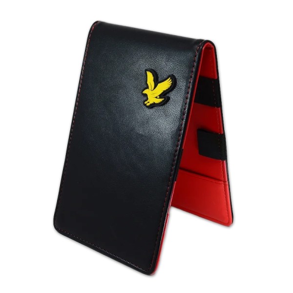 LYLE & SCOTT Premium Yardage Book – Porte-Carte de Score en Cuir PU Élégant et Durable