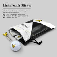 LYLE & SCOTT 'Argyle' Links – Coffret Cadeau Golf avec Pochette en Cuir PU et Accessoires