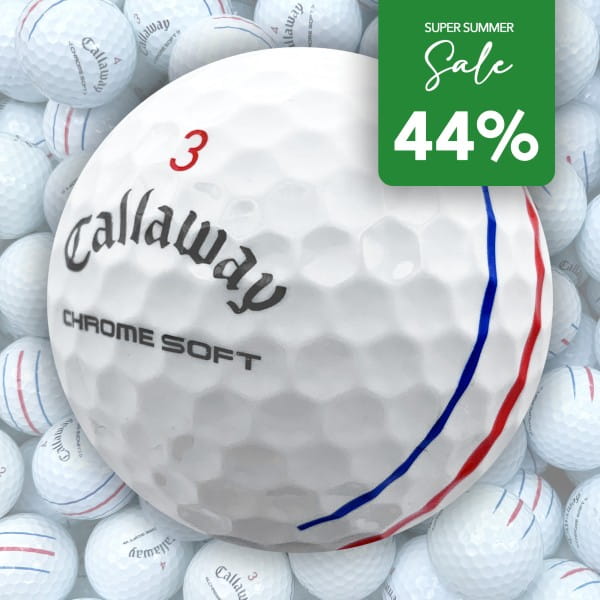 50 CALLAWAY CHROME SOFT TRIPLE TRACK LAKEBALLS - BIRDIE SELECT
