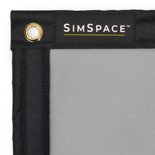 Écran de remplacement SIMSPACE UltraMAX GREY PRO à contraste élevé pour cabine de golf ou installation de simulateur personnelle